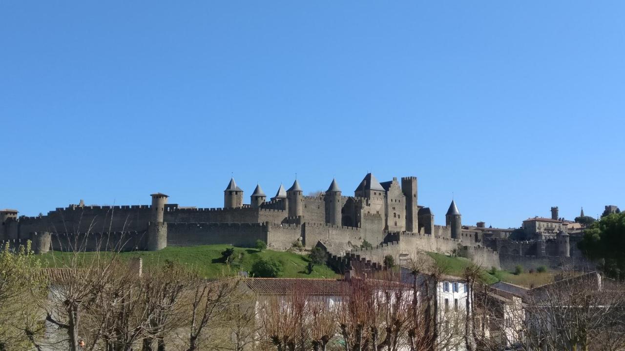 Апартаменты Montez Au Creneau, Face A La Cite Vue Sublime Каркассон Экстерьер фото